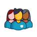 Three people icon